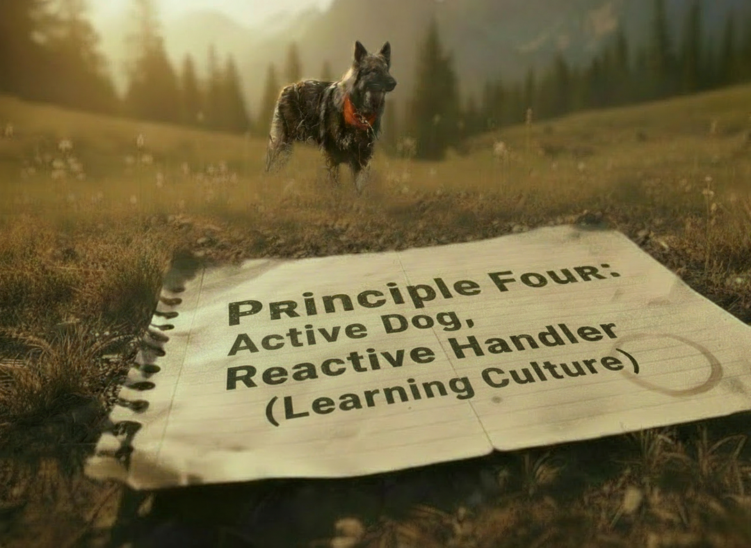 Principle Four: Active Dog, Reactive Handler (Learning Culture)
