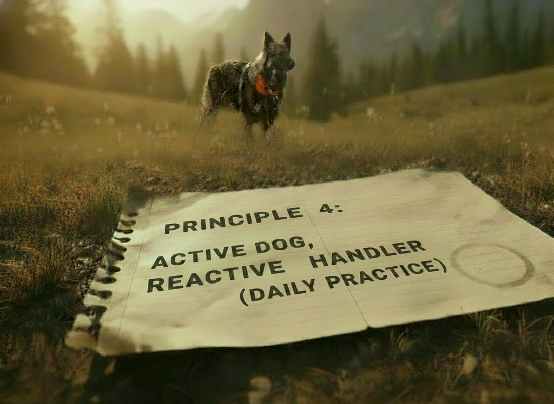 Principle 4: Active Dog, Reactive Handler (Daily Practice)